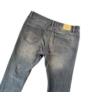 Vintage Y2K Plugg Mens Baggy Straight Leg Jeans 38x34 Skater Streetwear Denim